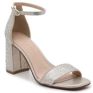 Kelly & Katie Caital Sandal Rhinestone Heels